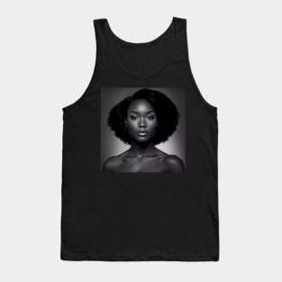 Black Elegance T-Shirt Tank Top